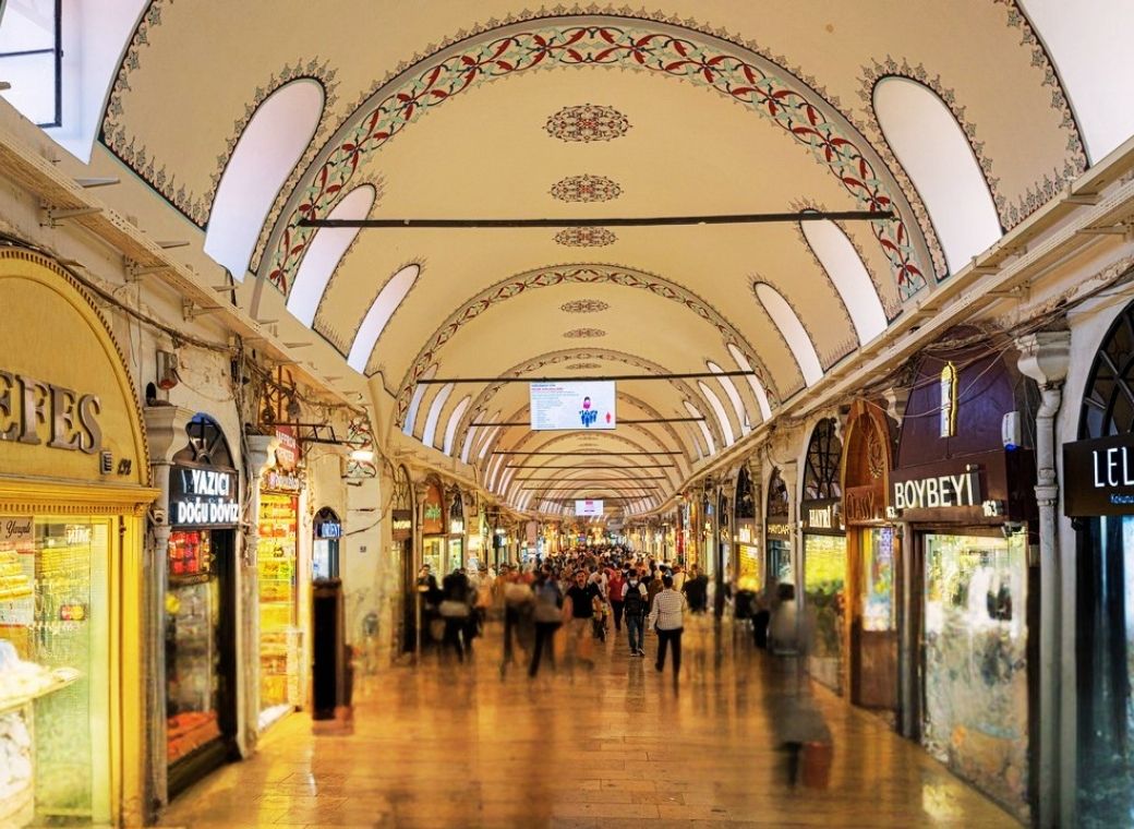 Grand Bazaar interior in Istanbul